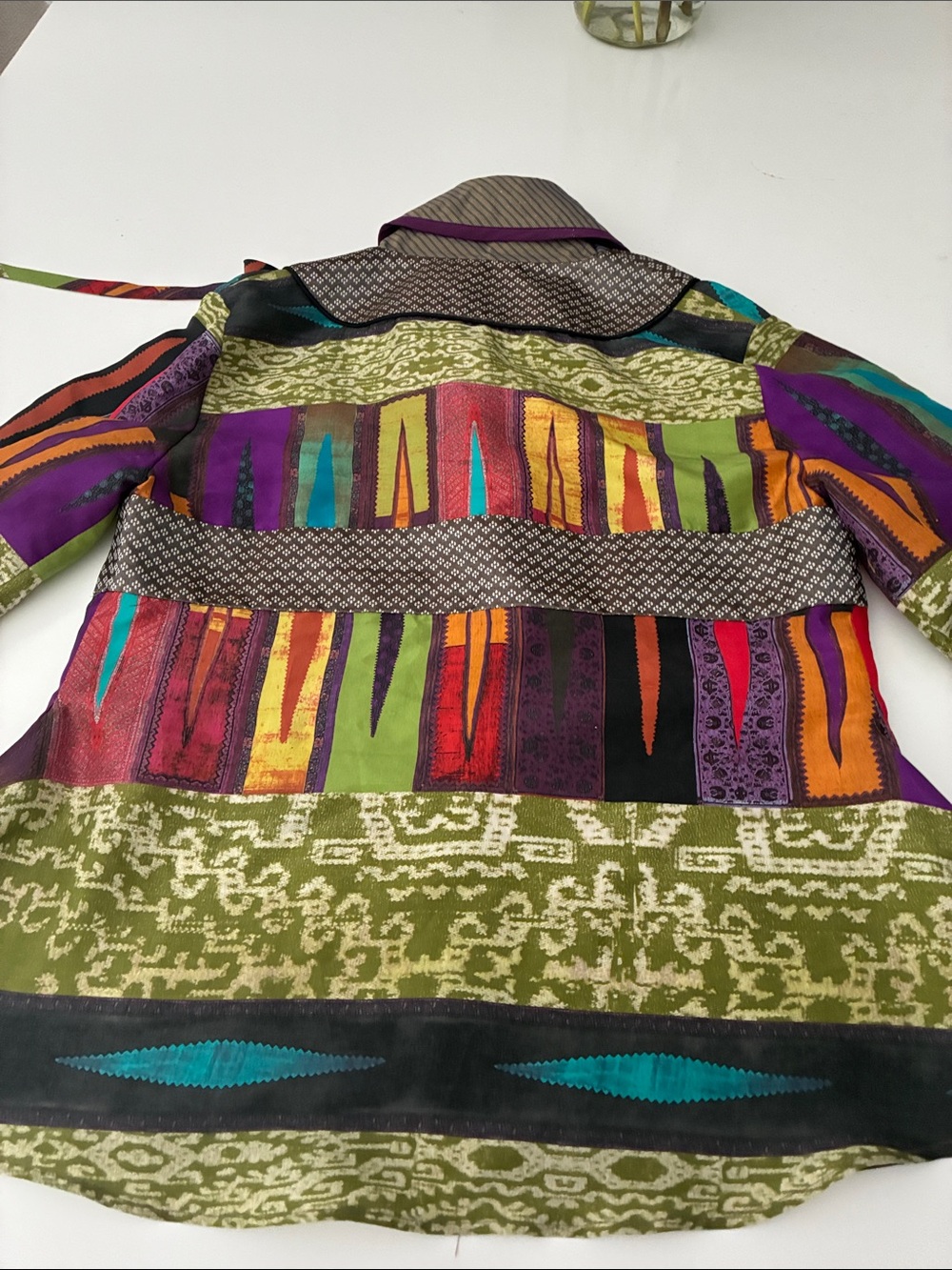 ETRO Colorful Patterned Kimono Blouse or Jacket SIZE 40 Made in Italy - Picture 5 of 9